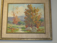 Vintage oil painting