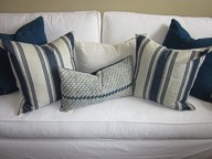 Click to enlarge Plaid pillows