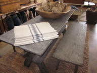 Click to enlarge Hemp placemats, Steve Reed table