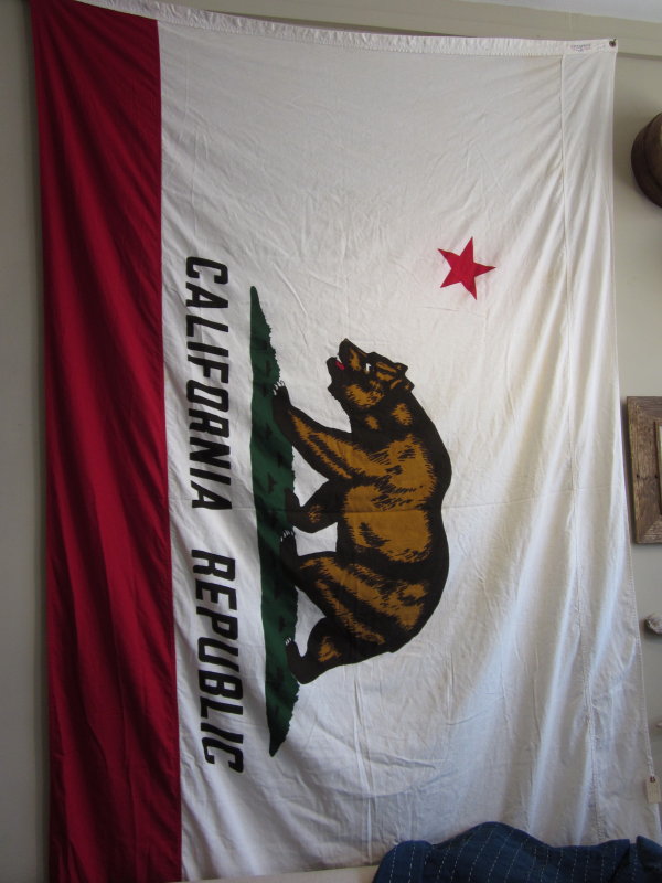 Large vintage California flag