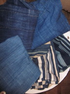 Click to enlarge Indigo Throws