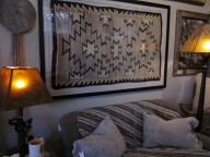 Click to enlarge Vintage Navajo rug