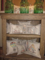 Click to enlarge Coral and Tusk pillows