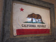 Vintage California flag
