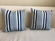 Click to enlarge Grain sack pillows