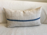 Click to enlarge Grain sack pillows