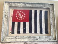 Click to enlarge Vintage nautical flag